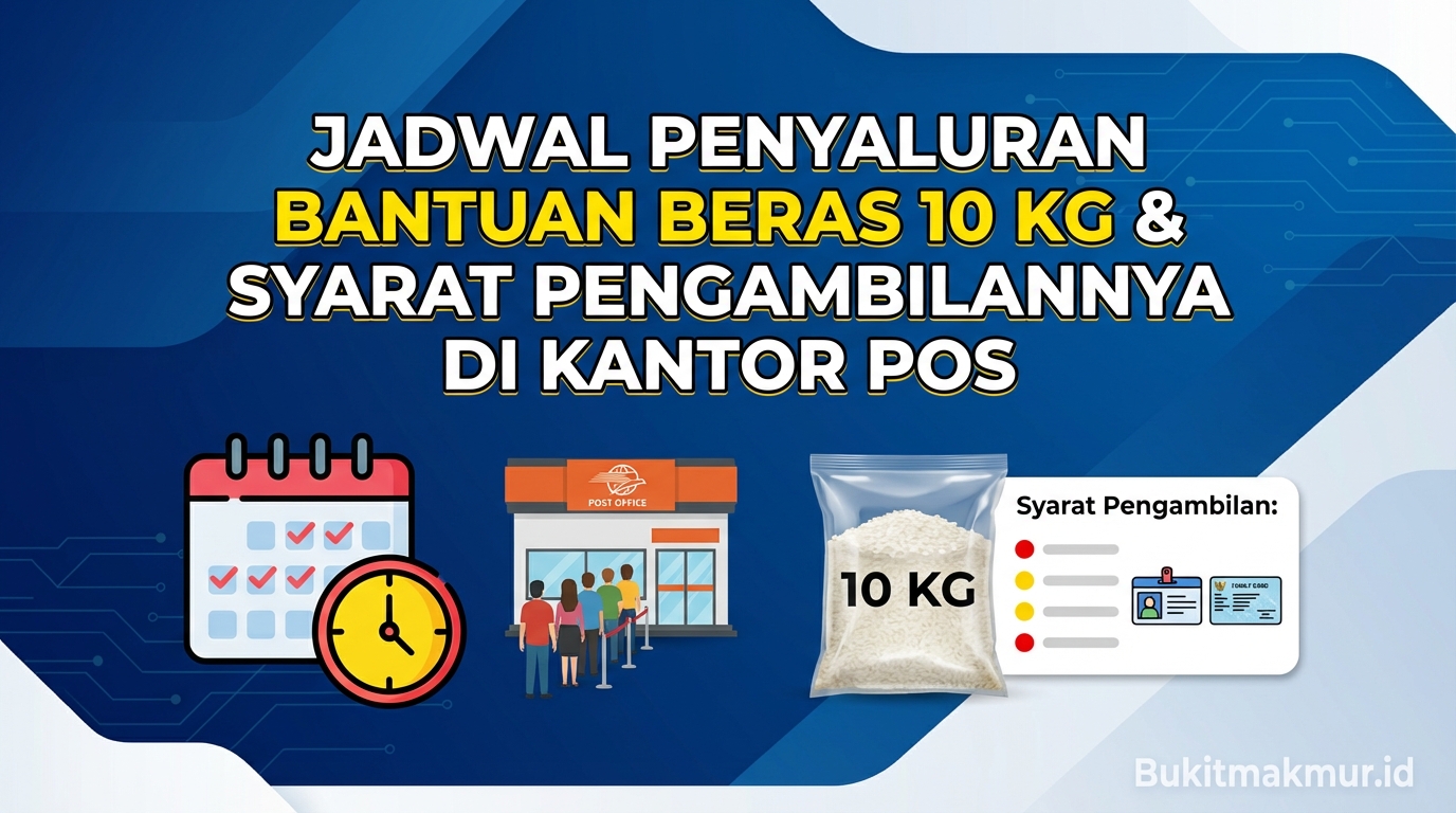 Jadwal Penyaluran Bantuan Beras 10 Kg dan Syarat Pengambilannya di Kantor Pos