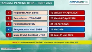 Jadwal SNBT 2026 Lengkap - Pendaftaran hingga Pelaksanaan Ujian