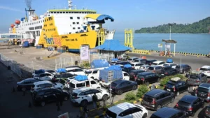 Kemacetan Truk Angkutan Barang di Bakauheni Melandai