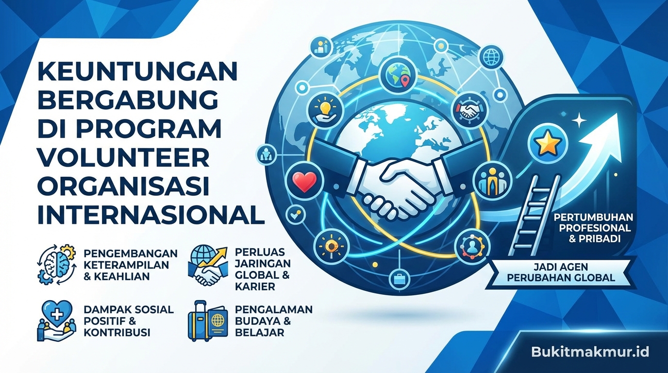 Keuntungan Bergabung di Program Volunteer Organisasi Internasional
