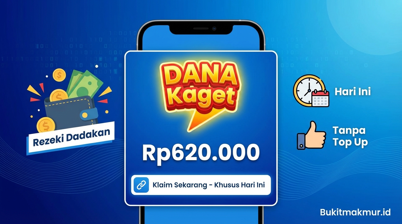 Klaim Link DANA Kaget Rp620.000 Khusus Hari Ini, Rezeki Dadakan Tanpa Harus Top Up