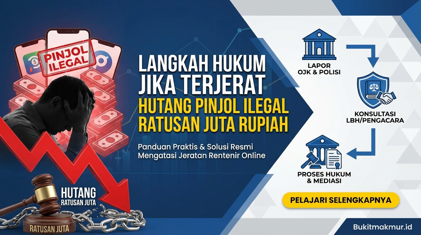 Langkah Hukum Jika Terjerat Hutang Pinjol Ilegal Ratusan Juta Rupiah