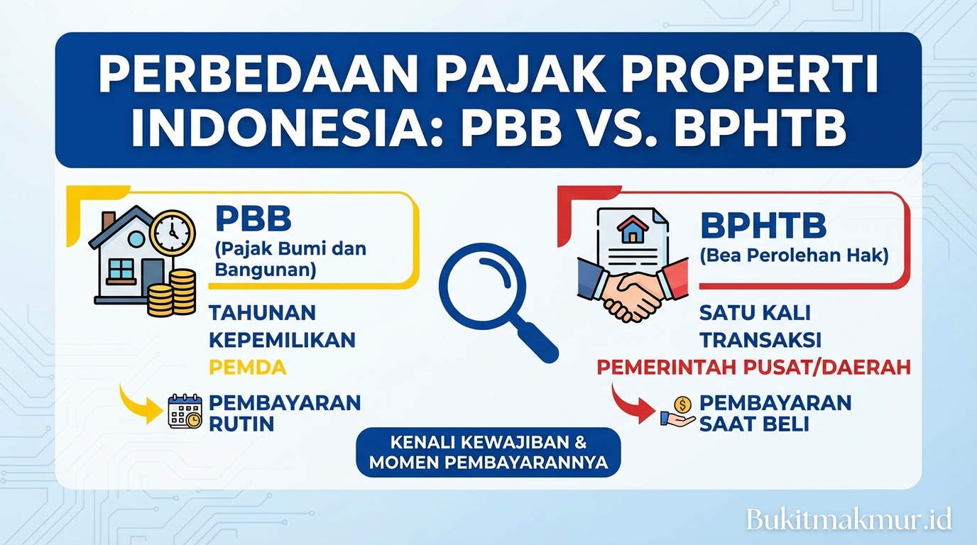 Memahami Perbedaan Pajak Bumi dan Bangunan (PBB) dan Bea Perolehan Hak (BPHTB)