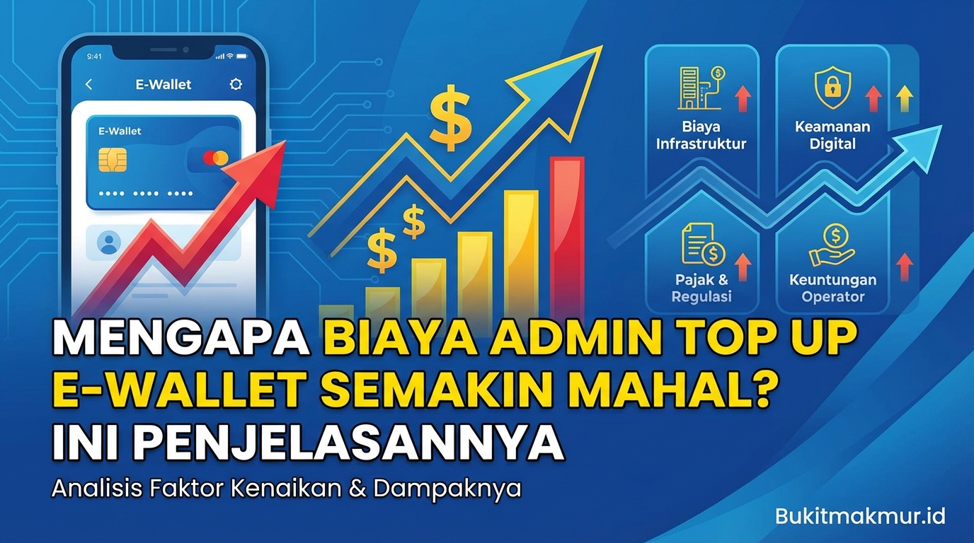 Mengapa Biaya Admin Top Up E-Wallet Semakin Mahal? Ini Penjelasannya