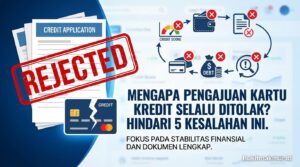 Mengapa Pengajuan Kartu Kredit Selalu Ditolak? Hindari 5 Kesalahan Ini