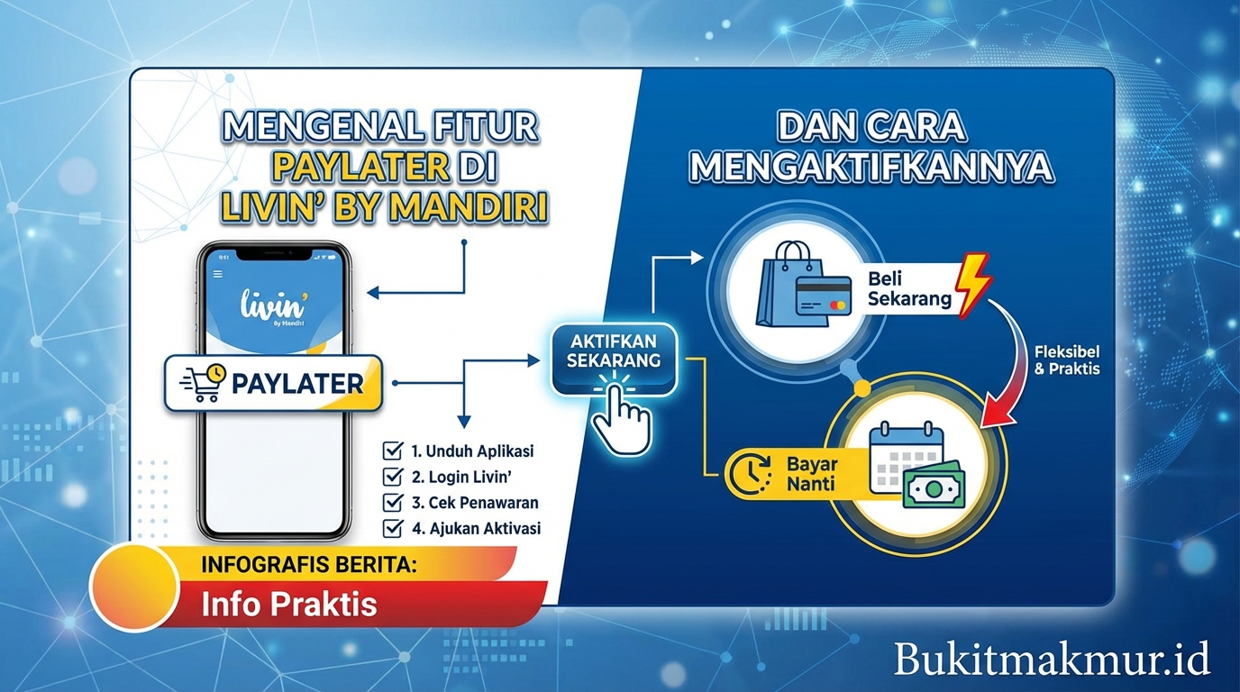 Mengenal Fitur Paylater di Livin' by Mandiri dan Cara Mengaktifkannya