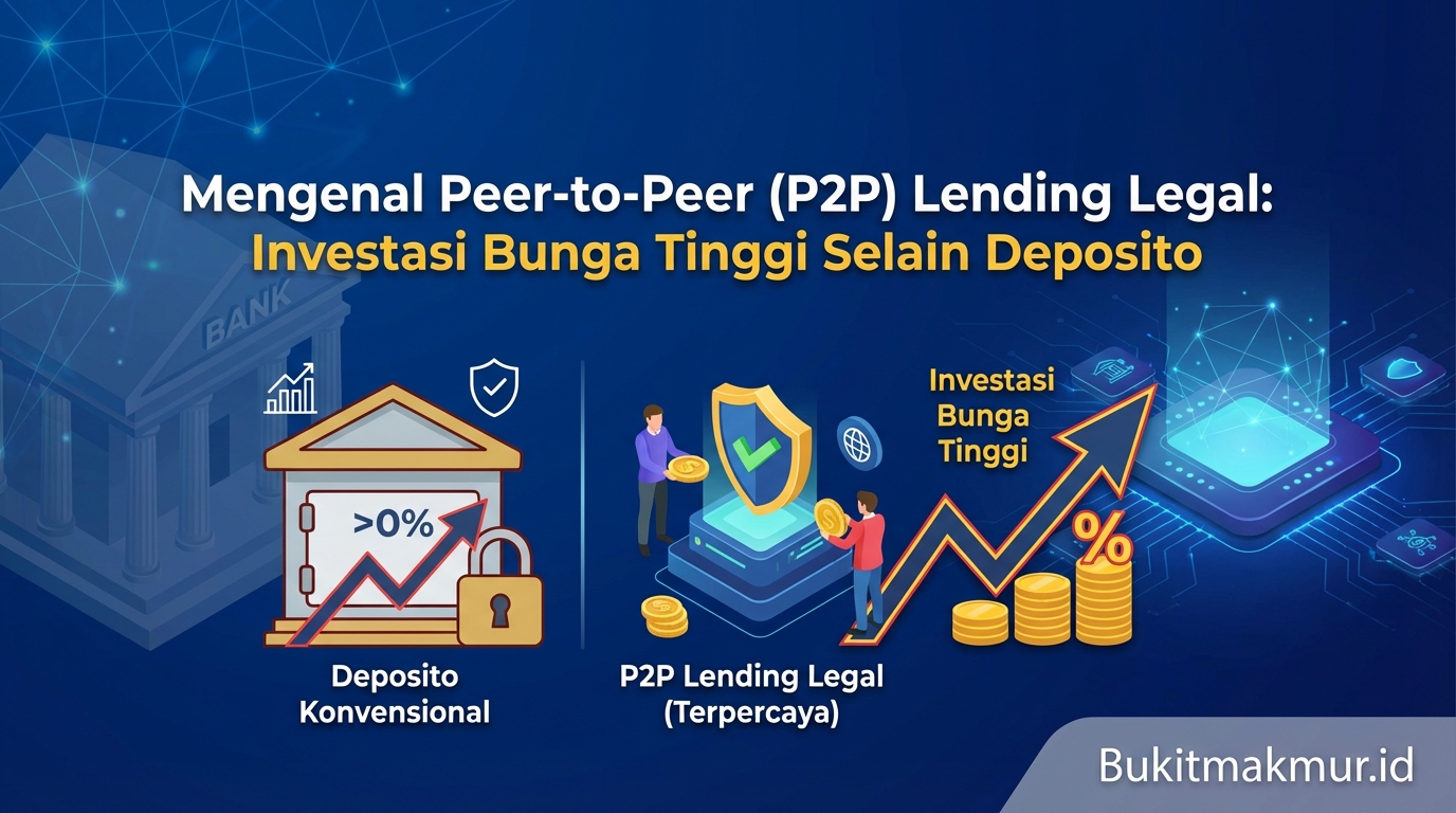 Mengenal Peer-to-Peer (P2P) Lending Legal: Investasi Bunga Tinggi Selain Deposito