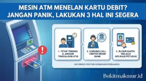 Mesin ATM Menelan Kartu Debit? Jangan Panik, Lakukan 3 Hal Ini Segera