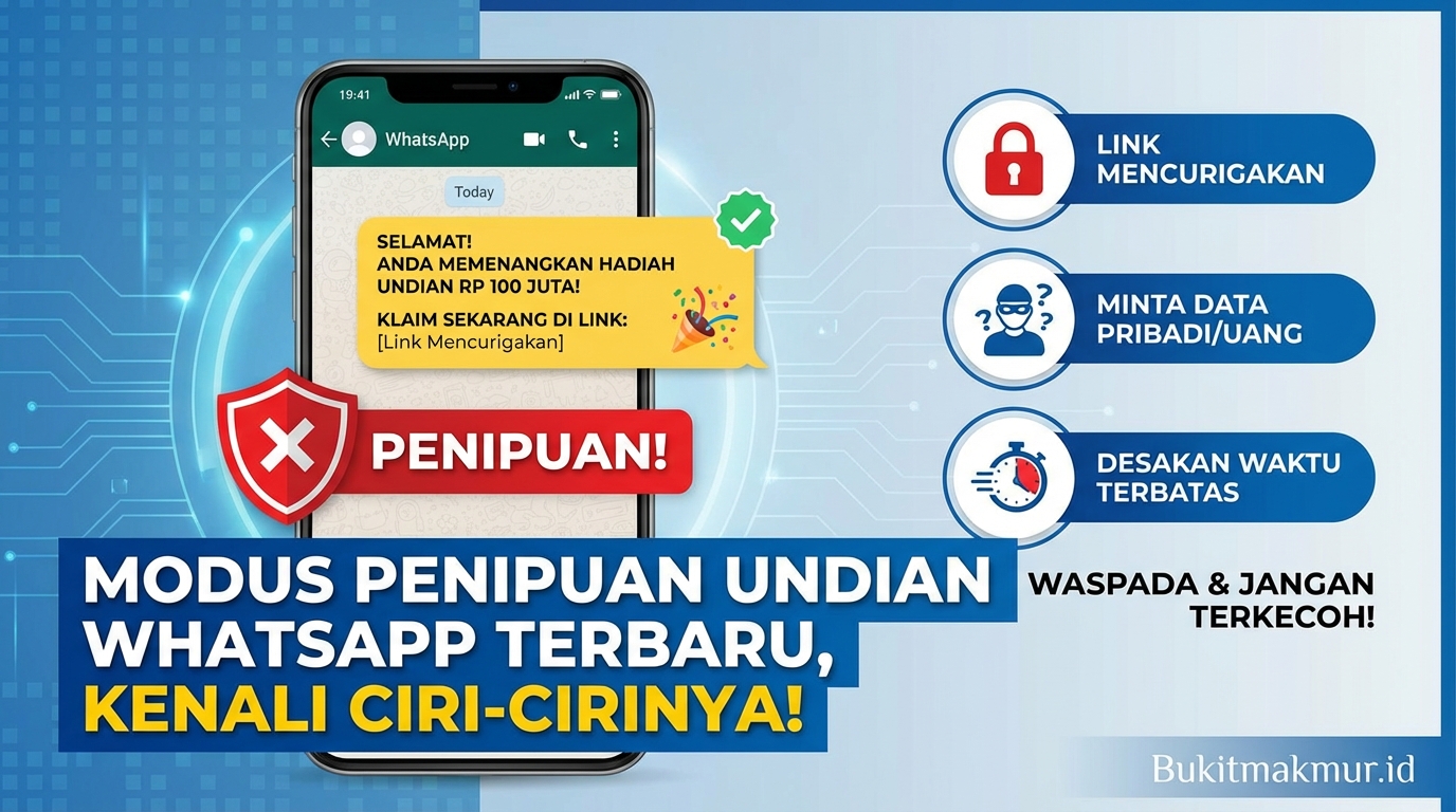 Modus Penipuan Undian Berhadiah di WhatsApp Terbaru, Kenali Ciri-cirinya!