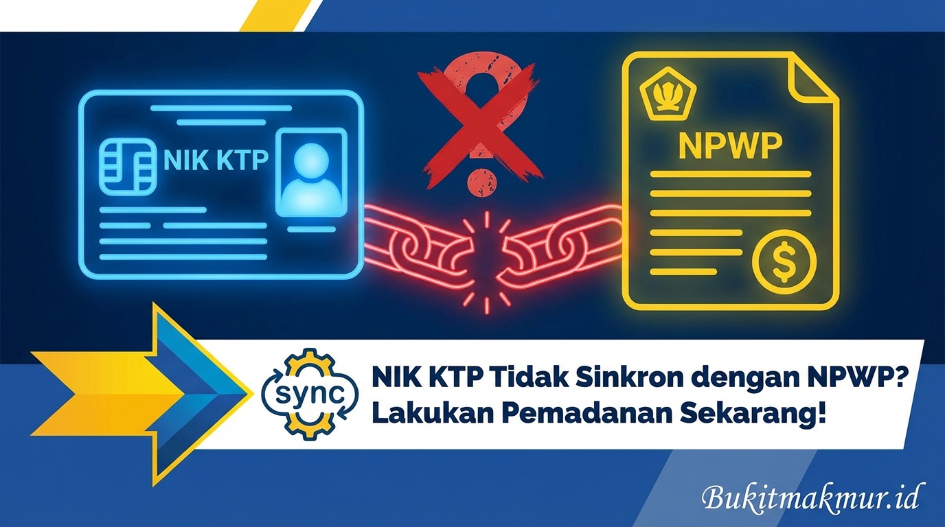 NIK KTP Tidak Sinkron dengan NPWP? Lakukan Pemadanan Sekarang!