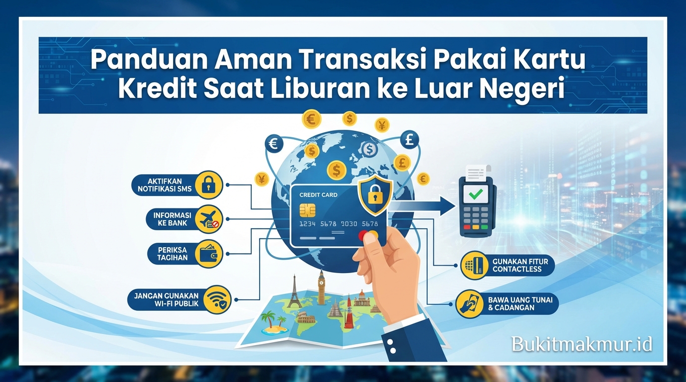 Panduan Aman Transaksi Pakai Kartu Kredit Saat Liburan ke Luar Negeri