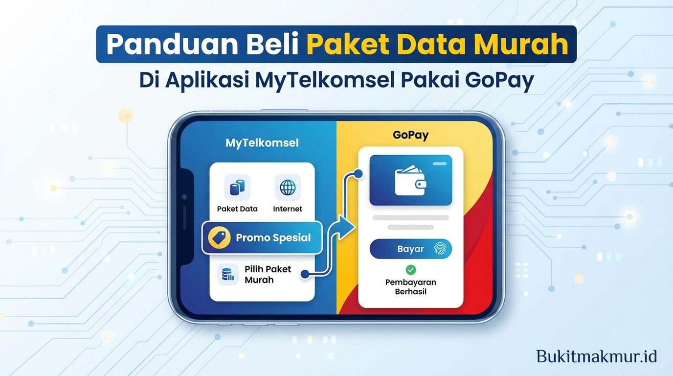 Panduan Beli Paket Data Murah di Aplikasi MyTelkomsel Pakai GoPay