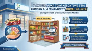Panduan Buka Toko Kelontong Semi Modern ala Minimarket Modal 20 Juta