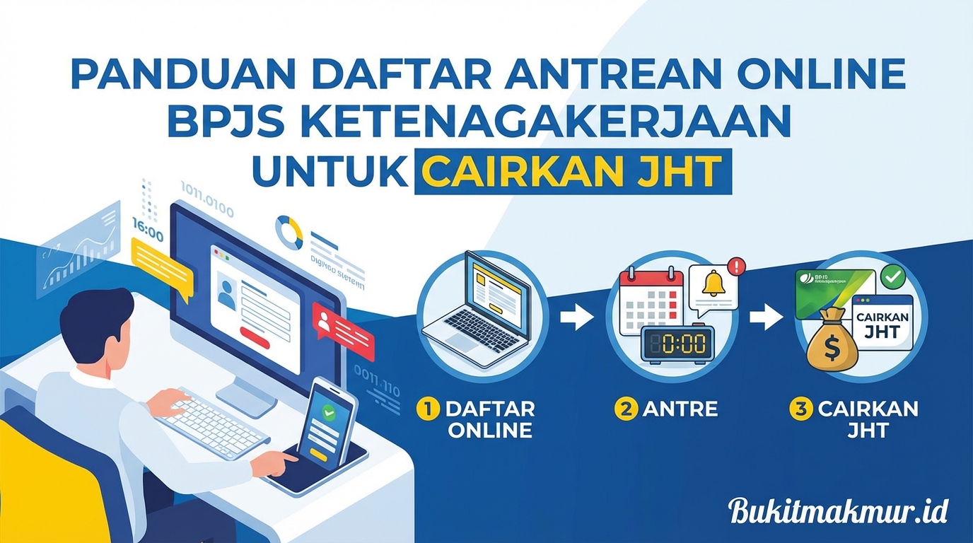 Panduan Daftar Antrean Online BPJS Ketenagakerjaan untuk Cairkan JHT
