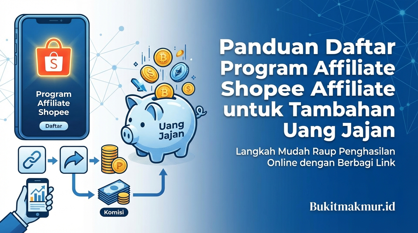 Panduan Daftar Program Affiliate Shopee untuk Tambahan Uang Jajan