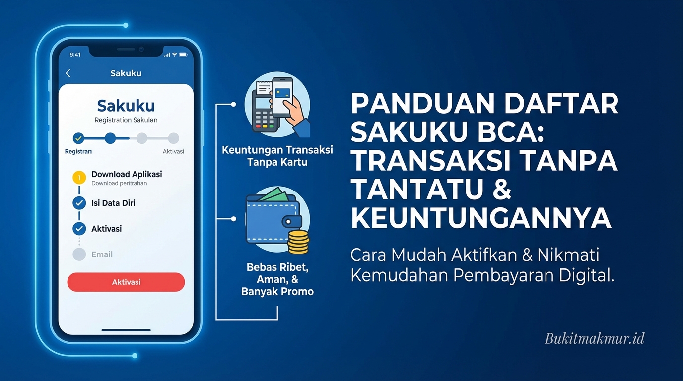 Panduan Daftar Sakuku BCA dan Keuntungannya untuk Transaksi Tanpa Kartu