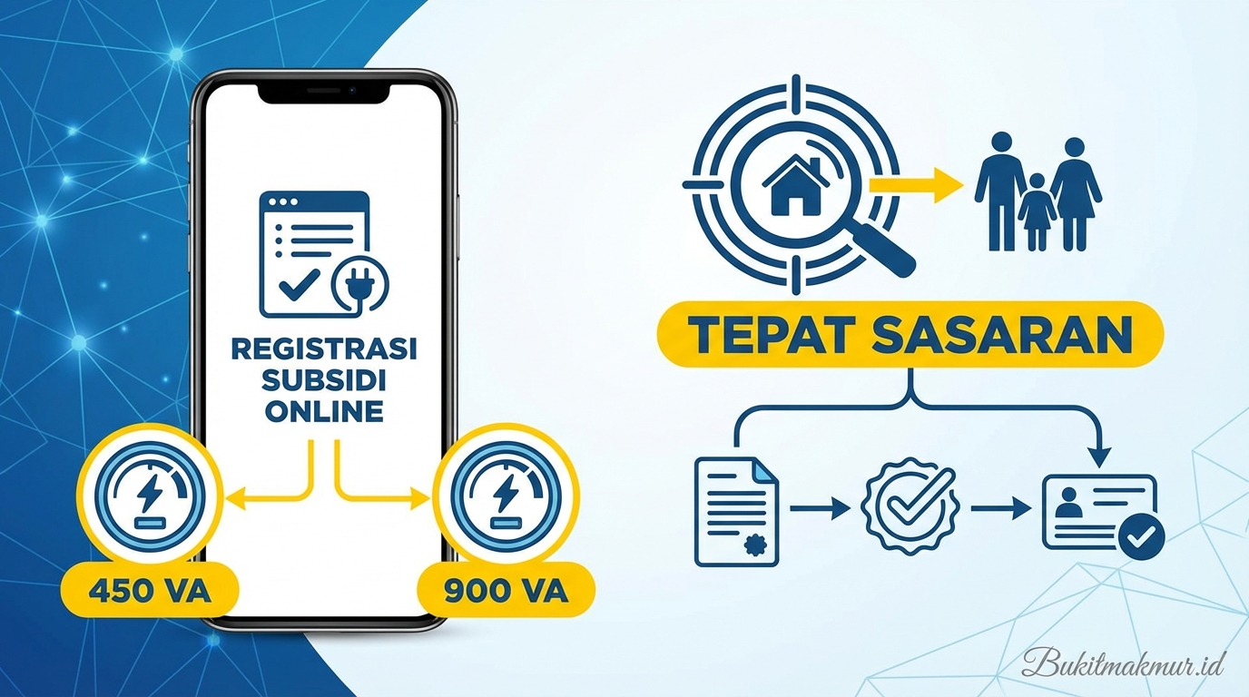 Panduan Daftar Subsidi Listrik PLN 450 VA dan 900 VA Tepat Sasaran