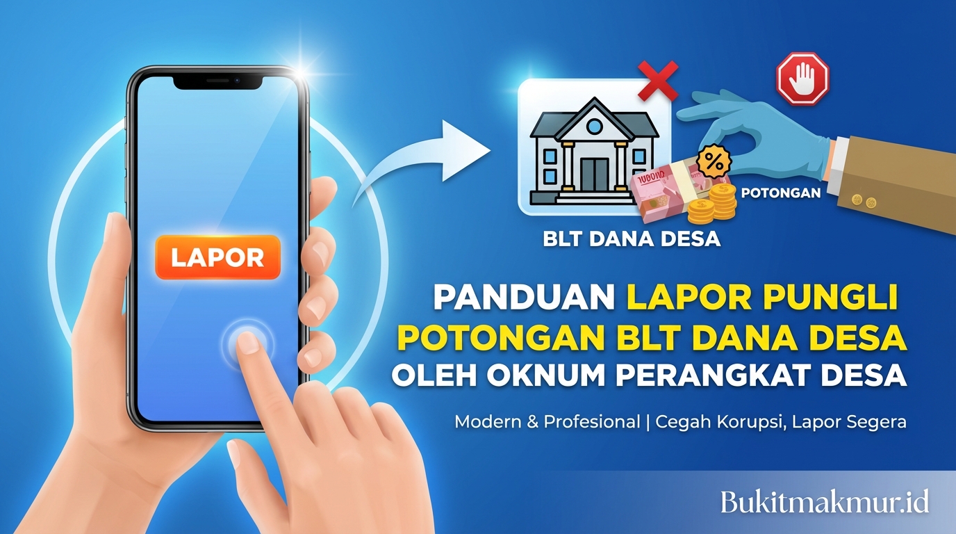 Panduan Lapor Pungli Potongan BLT Dana Desa oleh Oknum Perangkat Desa