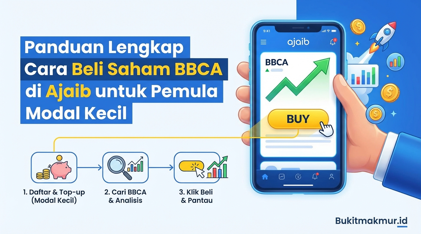 Panduan Lengkap Cara Beli Saham BBCA di Ajaib untuk Pemula Modal Kecil