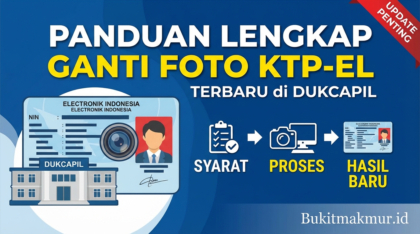 Panduan Lengkap Cara Ganti Foto KTP Elektronik di Dukcapil Terbaru
