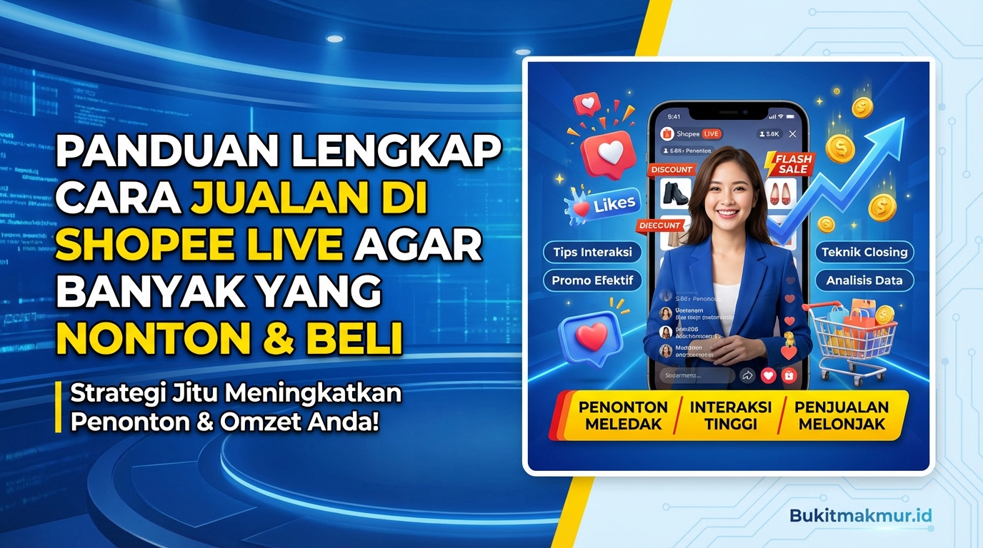 Panduan Lengkap Cara Jualan di Shopee Live Agar Banyak yang Nonton & Beli