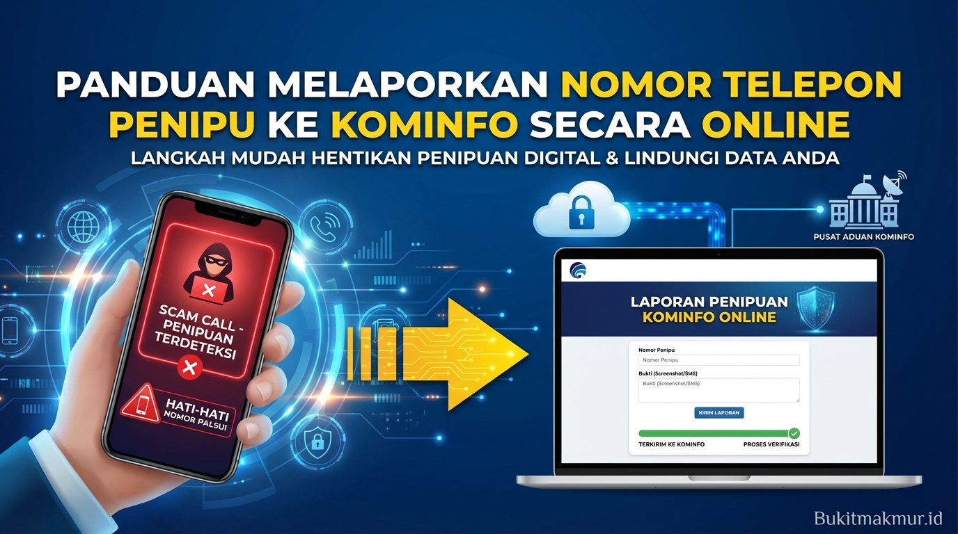 Panduan Melaporkan Nomor Telepon Penipu ke Kominfo Secara Online