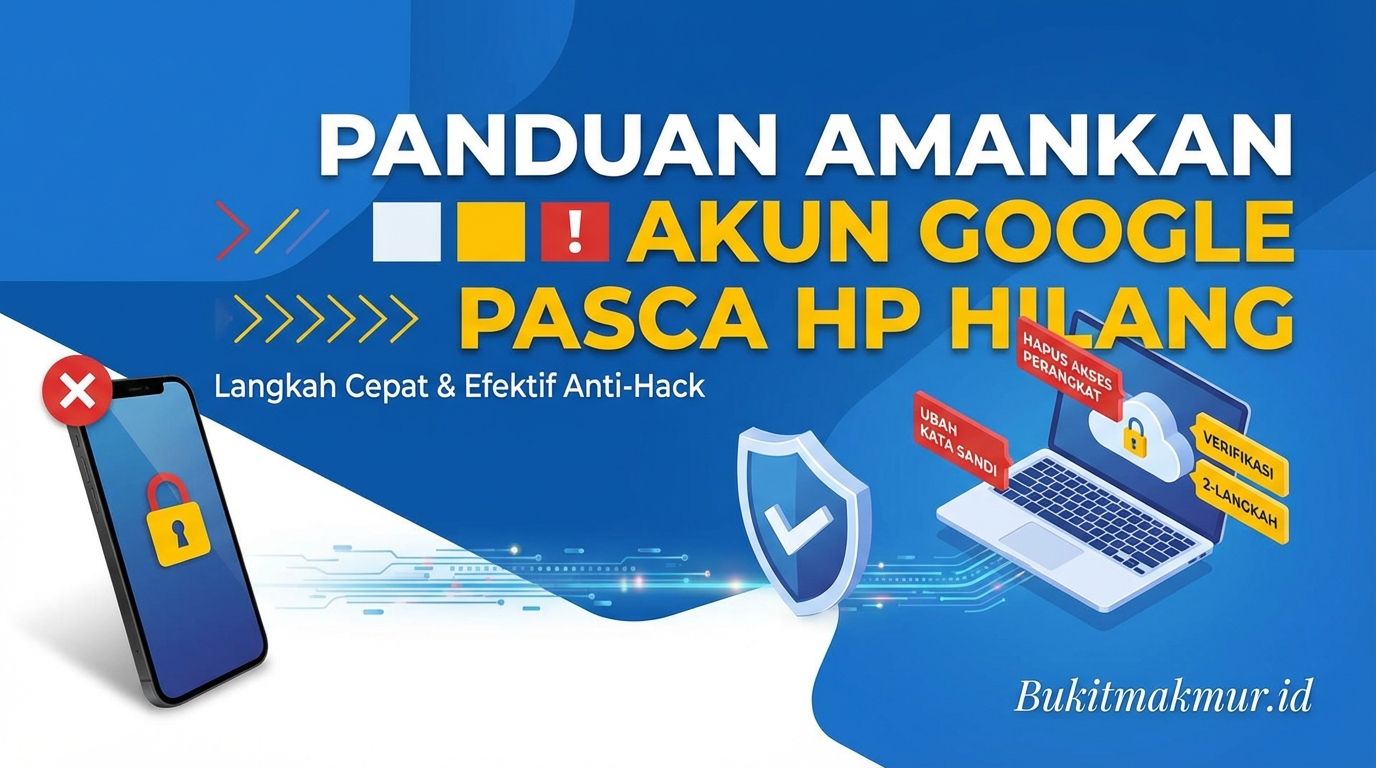 Panduan Mengamankan Akun Google Agar Tidak Dihack Pasca HP Hilang