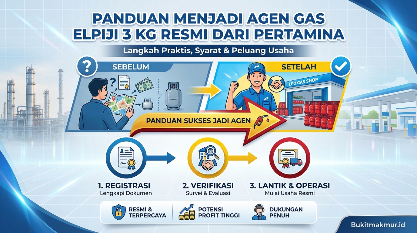 Panduan Menjadi Agen Gas Elpiji 3 Kg Resmi dari Pertamina