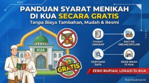 Panduan Syarat Menikah di KUA Secara Gratis Tanpa Biaya Tambahan
