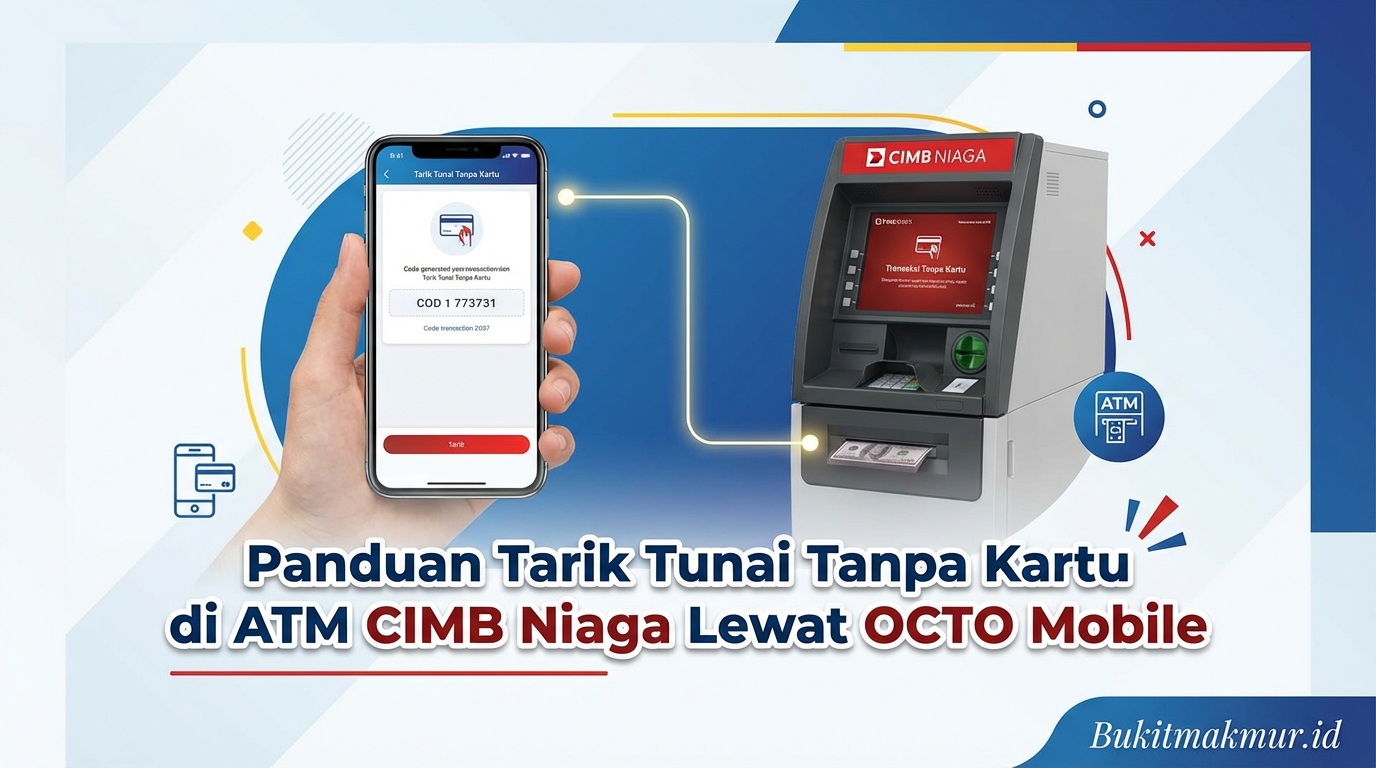 Panduan Tarik Tunai Tanpa Kartu di ATM CIMB Niaga Lewat OCTO Mobile