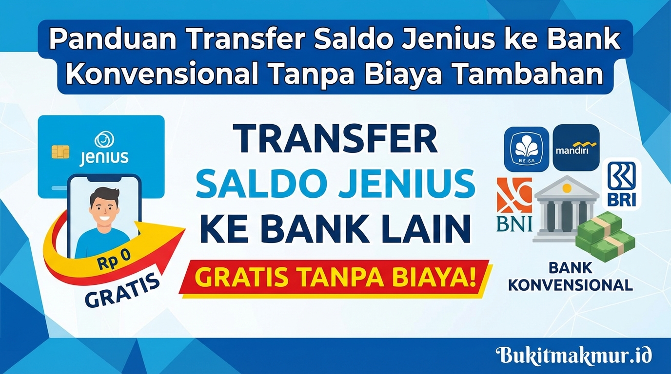 Panduan Transfer Saldo Jenius ke Bank Konvensional Tanpa Biaya Tambahan