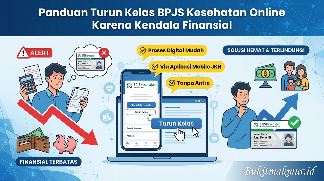 Panduan Turun Kelas BPJS Kesehatan Online Karena Kendala Finansial