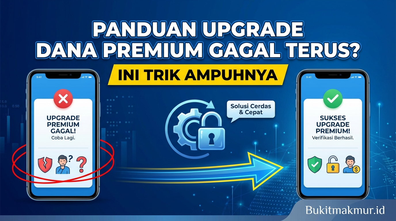 Panduan Upgrade DANA Premium Gagal Terus? Ini Trik Ampuhnya