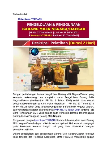 Pengelolaan Barang Milik Negara Terbaru 2026: Aturan PMK 92