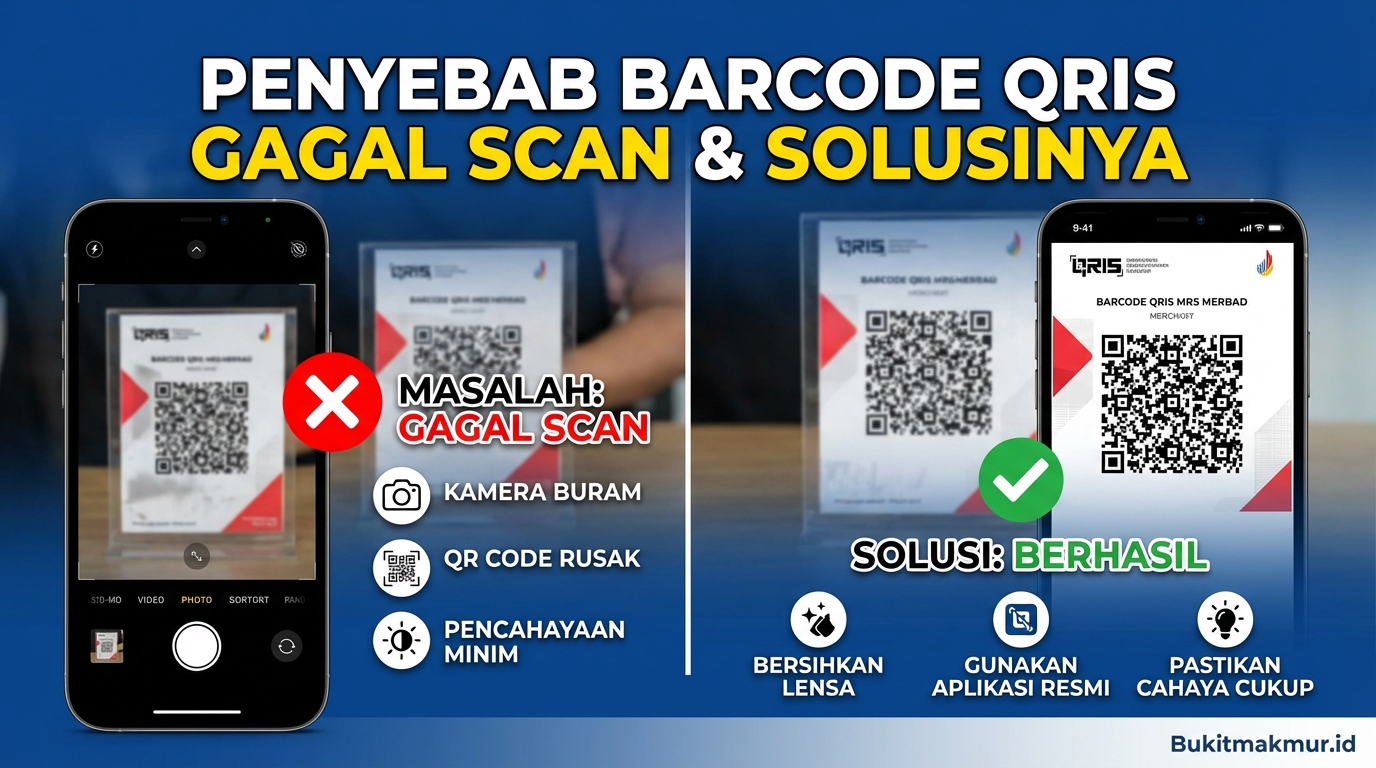 Penyebab Barcode QRIS Tidak Bisa Di-Scan oleh Kamera HP dan Solusinya