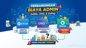 Perbandingan Biaya Admin Transfer DANA, OVO, dan GoPay, Mana Paling Murah?