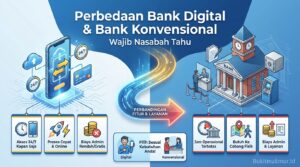 Perbedaan Bank Digital dan Bank Konvensional yang Wajib Nasabah Tahu