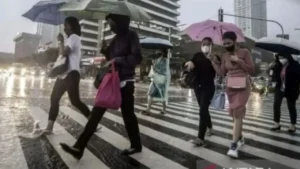 Prakiraan Hujan Ringan - BMKG Prediksi Mayoritas Wilayah RI Diguyur Minggu Ini