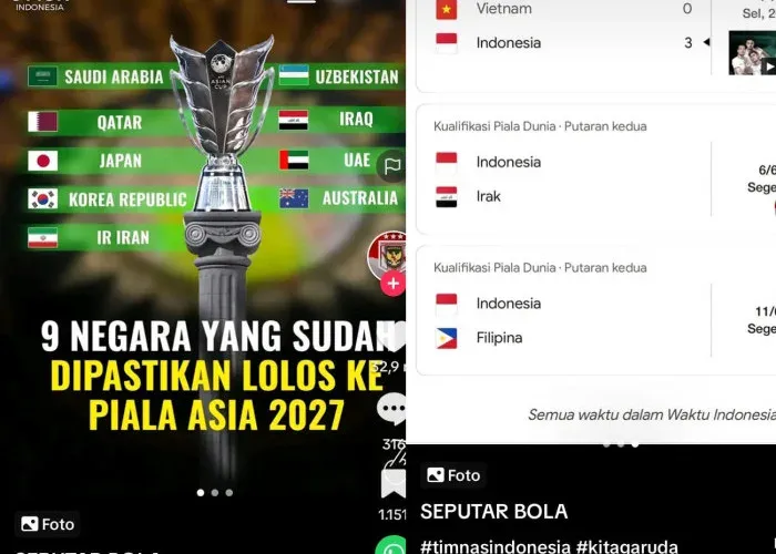 Prediksi 6 Negara Lolos Piala Asia 2027 Setelah Indonesia - Malaysia Jadi Favorit