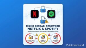 Risiko Berbagi Password Netflix dan Spotify dengan Orang Asing