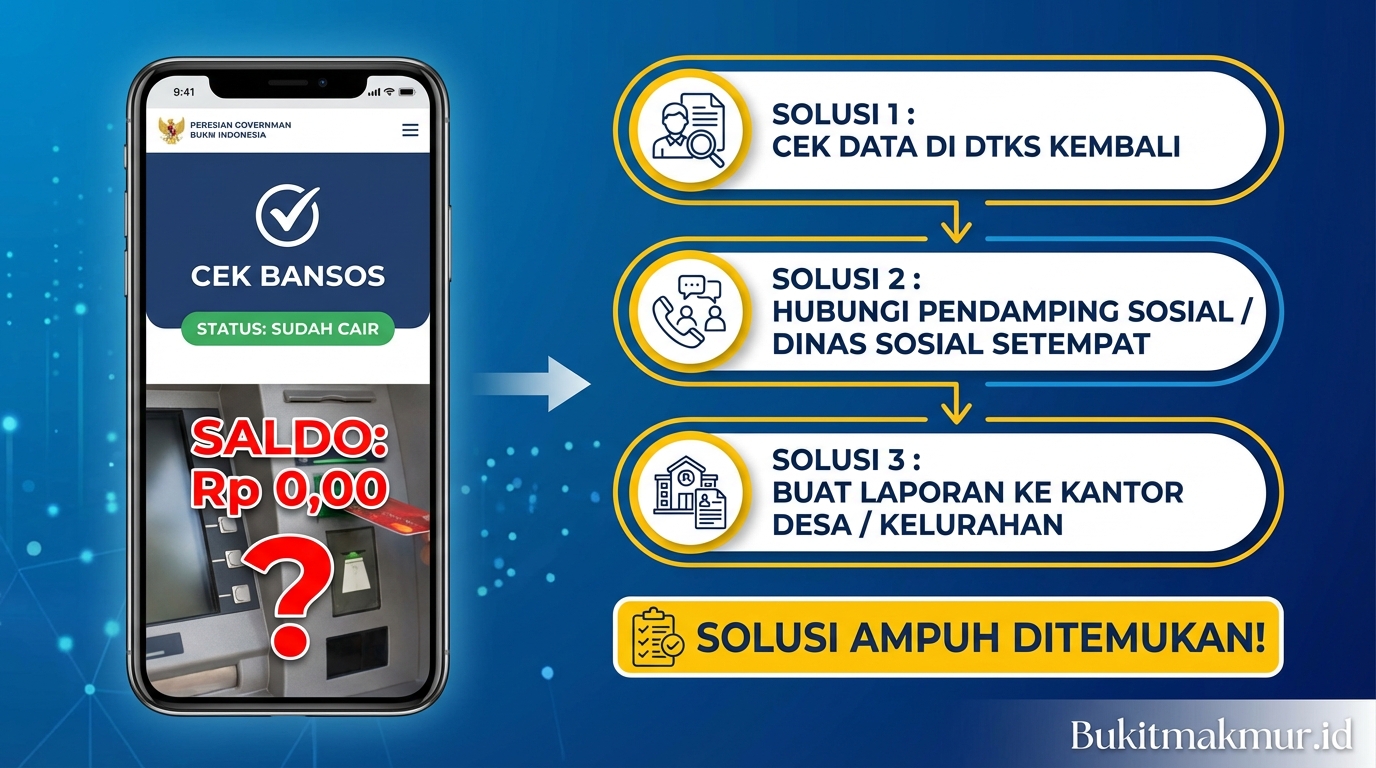 Saldo BPNT Nol Padahal Status di Cek Bansos Sudah Cair? Ini Solusi Ampuhnya