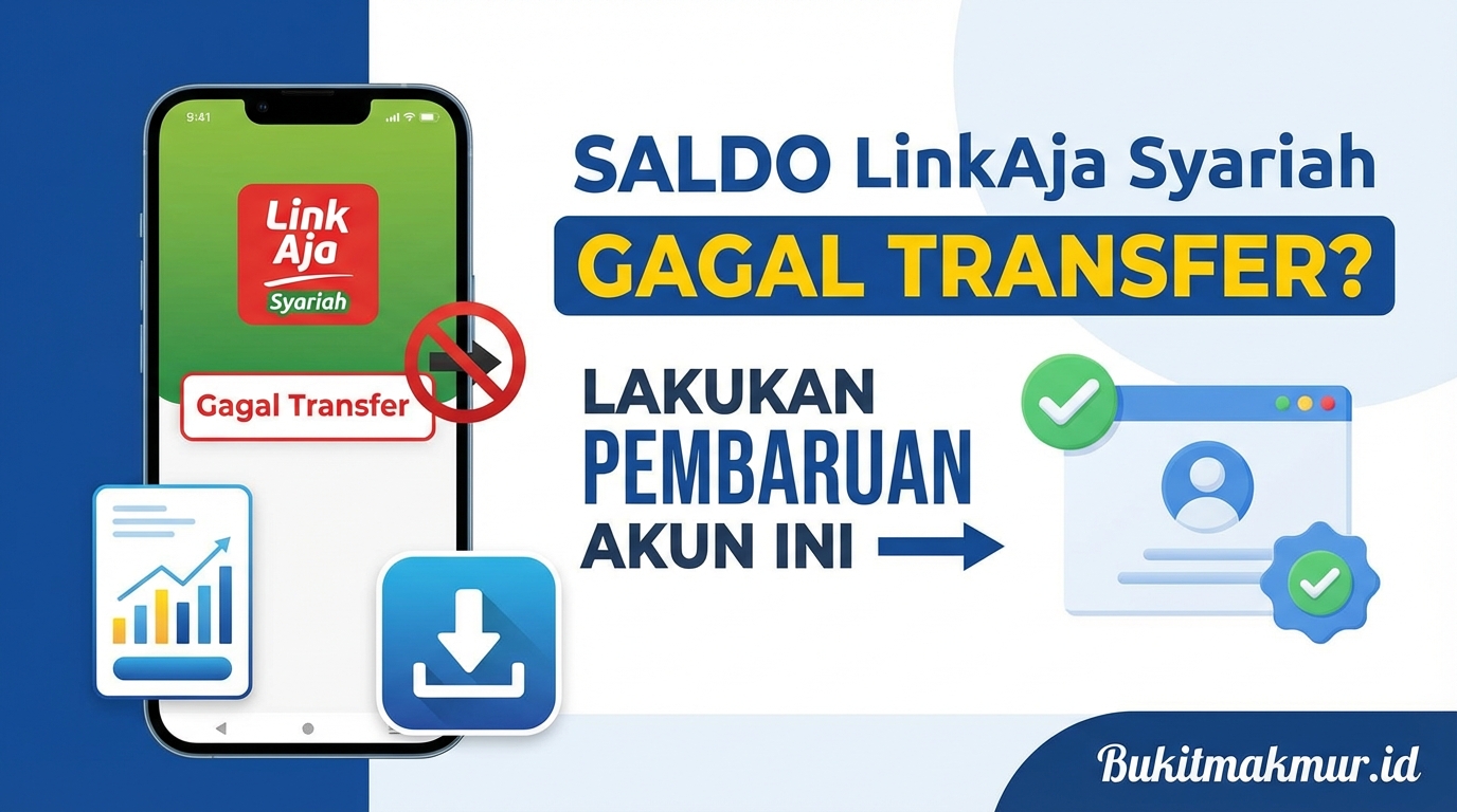 Saldo LinkAja Syariah Gagal Transfer? Lakukan Pembaruan Akun Ini
