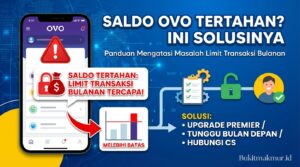 Saldo OVO Tertahan Karena Melebihi Limit Transaksi Bulanan? Ini Solusinya