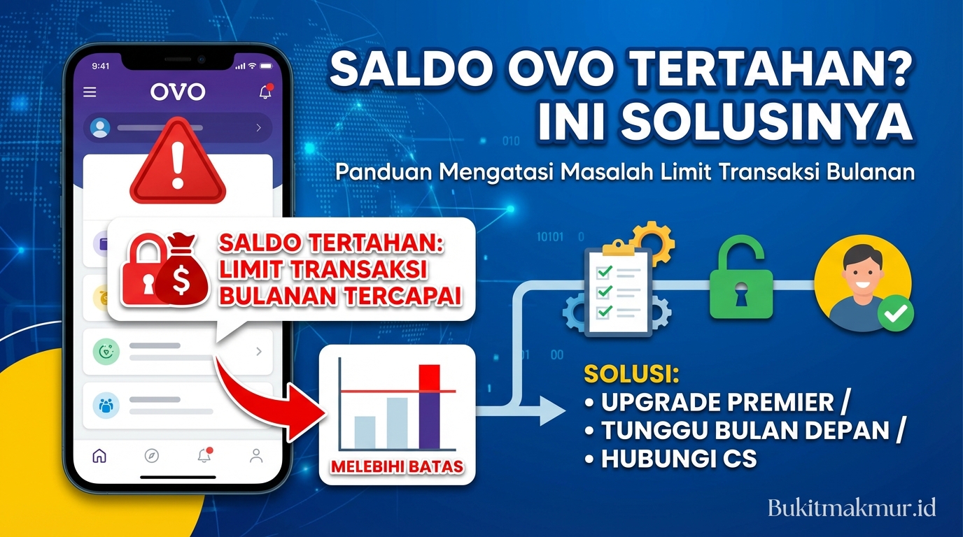 Saldo OVO Tertahan Karena Melebihi Limit Transaksi Bulanan? Ini Solusinya