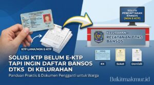 Solusi KTP Belum E-KTP Tapi Ingin Daftar Bansos DTKS di Kelurahan