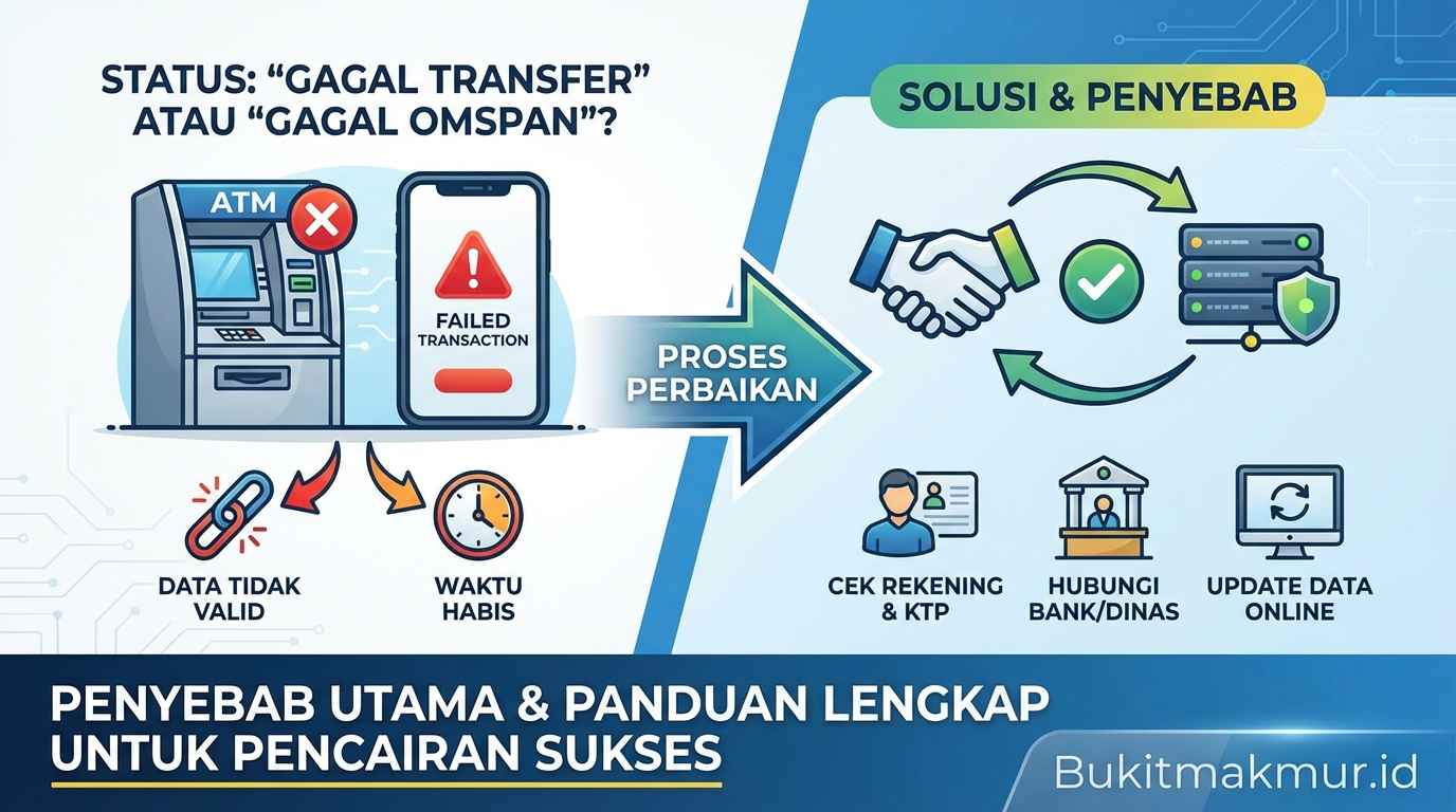 Status Bansos "Gagal Transfer" atau "Gagal Omspan"? Ini Penyebab dan Solusinya