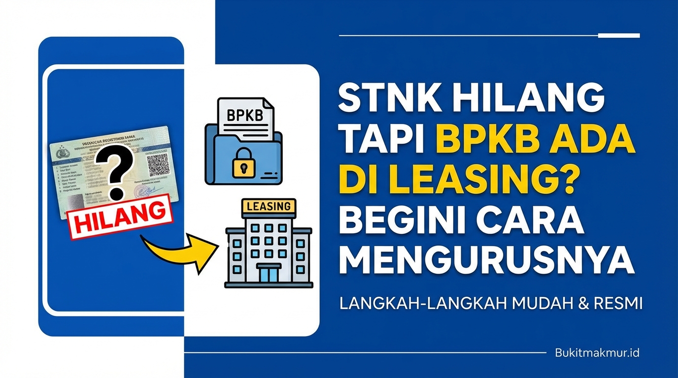 STNK Hilang Tapi BPKB Ada di Leasing? Begini Cara Mengurusnya