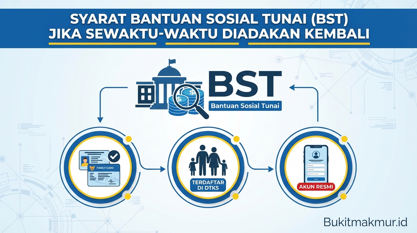 Syarat Bantuan Sosial Tunai (BST) Jika Sewaktu-waktu Diadakan Kembali