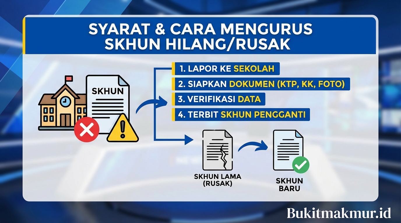 Syarat dan Cara Mengurus SKHUN yang Hilang atau Rusak di Sekolah