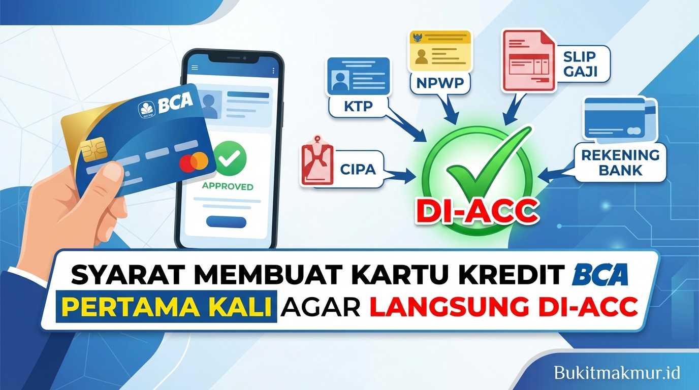 Syarat Membuat Kartu Kredit BCA Pertama Kali Agar Langsung Di-ACC